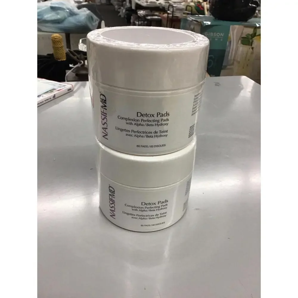 Dr. Nassif MD detox pads set of 2 complexion perfecting alpha beta hydroxy new - Picture 3 of 3